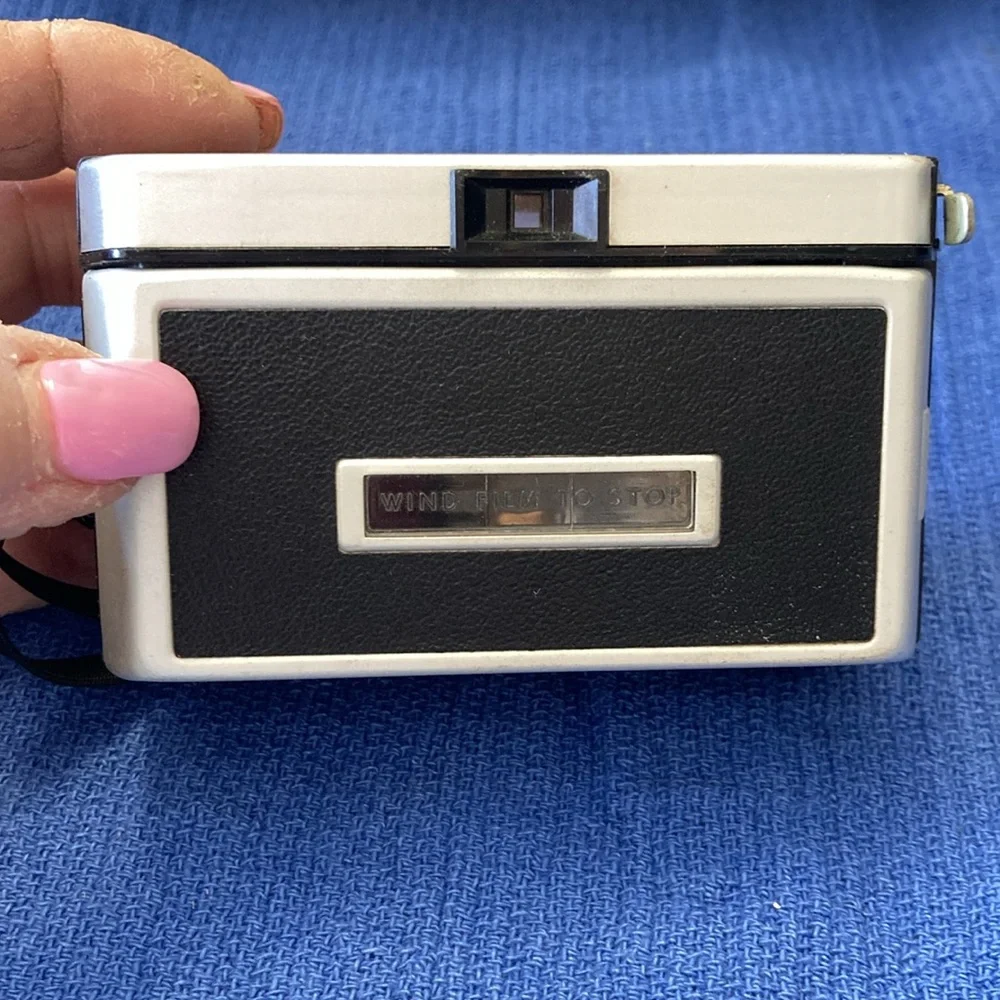 Vintage Kodak Instamatic 104 Camera with Gold Case